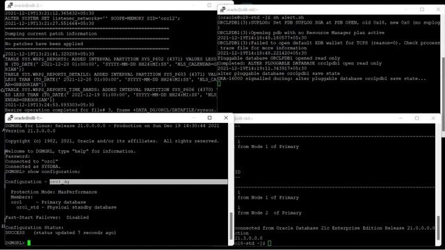 How To Switchover To Standby Database Using Oracle 21c Data Guard Broker. смотреть онлайн