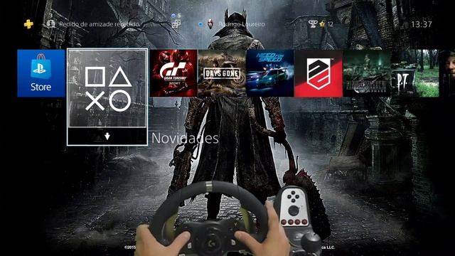 Volante G920 no PS4 com CrossHair - Funciona? [TUTORIAL] смотреть онлайн