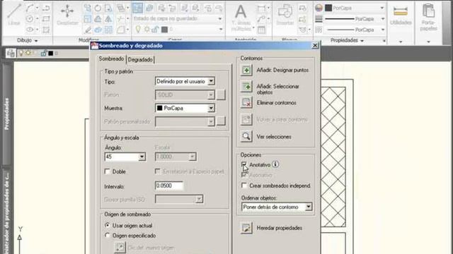 Crear sombreados (hatch) anotativos en AutoCAD смотреть онлайн