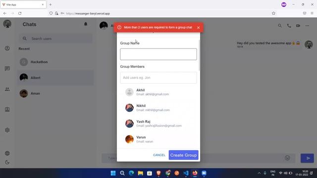 Chatting app build on React and Redux with socket.io for real time chatting as MERN project смотреть онлайн