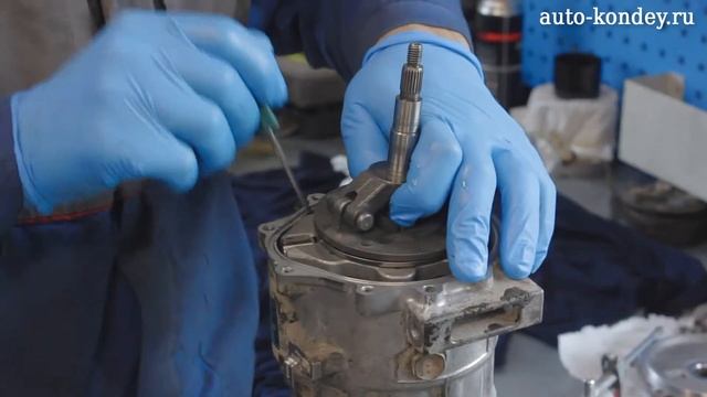 Ремонт компрессора кондиционера Nissan Patrol. смотреть онлайн