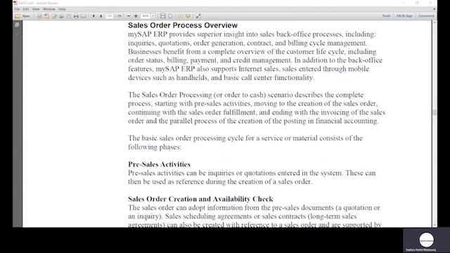 Sales Order Management Overview смотреть онлайн