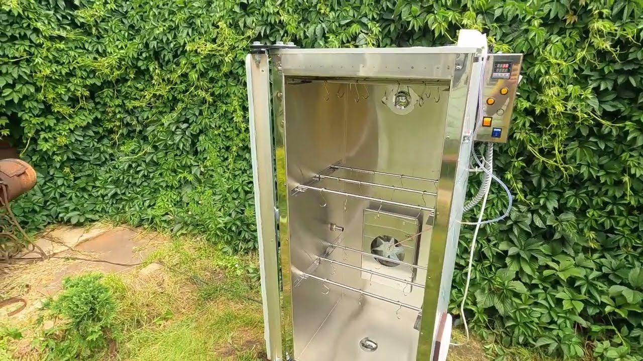 Коптильный шкаф для холодного и горячего копчения (модель ss220l) смотреть онлайн