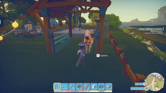 Let's Play My Time At Portia - Catching An Emperor Blue Mackerel смотреть онлайн