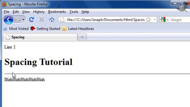 Html Lesson 2: Spacing смотреть онлайн