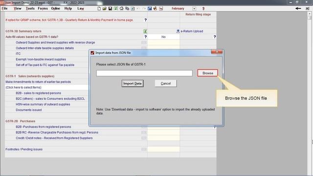 GSTR-1 JSON import | Winman GST смотреть онлайн