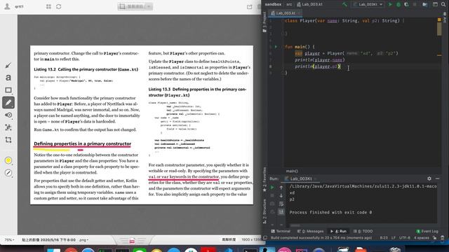 Kotlin 讀書會 - CH 13 :: 在主要建構子定義 Class Property смотреть онлайн