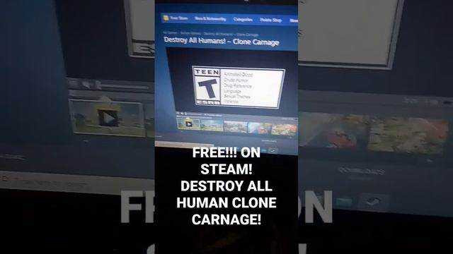 #shorts FREE!!! ON STEAM! DESTROY ALL HUMAN CLONE CARNAGE! смотреть онлайн