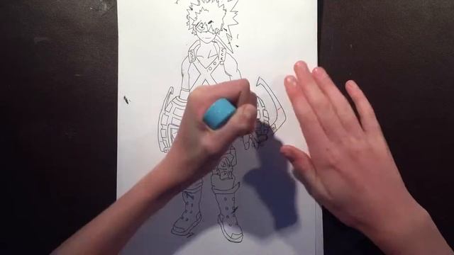 How To Draw Katsuki Bakugou (Speed Drawing)