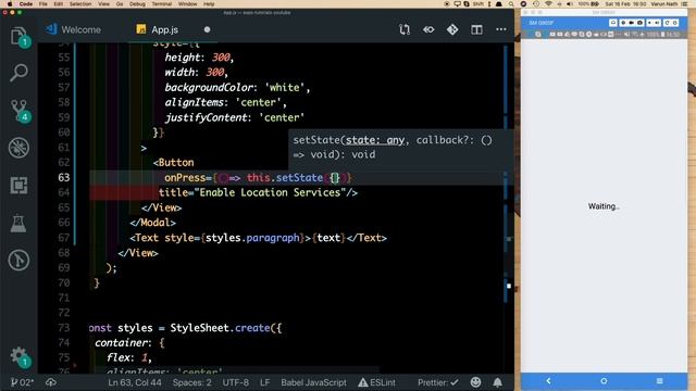 #2 Location Services & AppState | Expo | React Native | Everything Expo смотреть онлайн