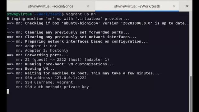 Running Mininet VM using Vagrant смотреть онлайн
