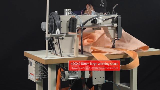 Сверхмощная высокоскоростная швейная машина для биг-бэгов FIBC смотреть онлайн