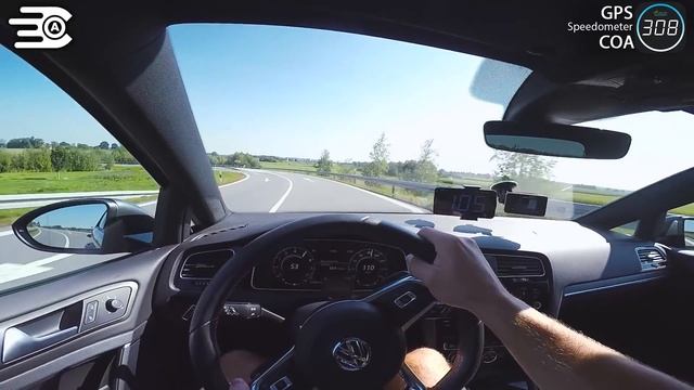 0-250km/h | VW Golf GTI Performance | POV- Acceleration And Top Speed TEST ✔