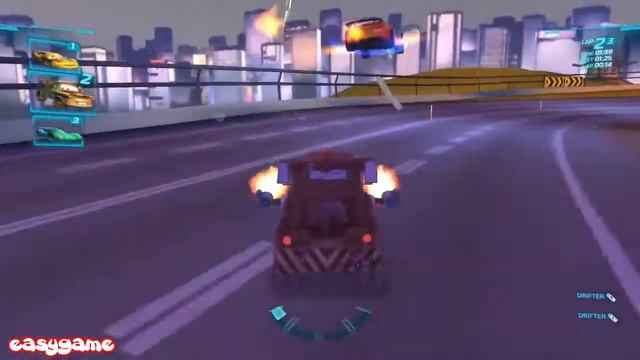 Mater battle race at Vista Run, Cars 2 The Video Game, PC Game смотреть онлайн