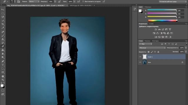 У.Ф♥Как изменить лицо в фотошопе cs5♥ смотреть онлайн