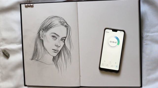РИСУЮ ПОРТРЕТ за 30, 5 и 0,5 минут [speedpaint] смотреть онлайн