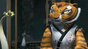 Кунг-фу панда . Тигрица и По . Хватит.