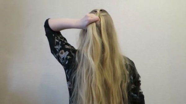 Французская коса самой себе