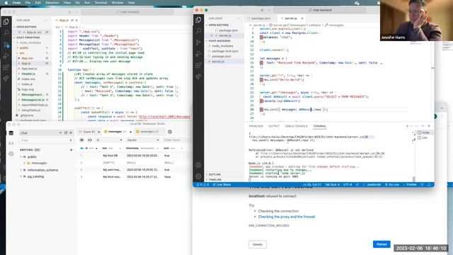 W19D1 C4: Full Stack Chat App P2 смотреть онлайн