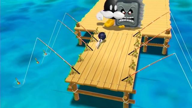 Mario Party 9 - Free Play - Chain Chomp VS King Bob-omb VS Thwomp VS Bob-omb