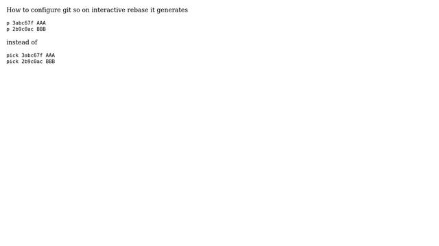 How to make git generate short commands on interactive git rebase? (2 Solutions!!) смотреть онлайн