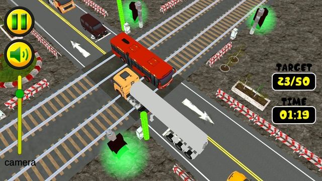 Railroad Crossing Fun Mania Train Simulator 3D (Level 5)