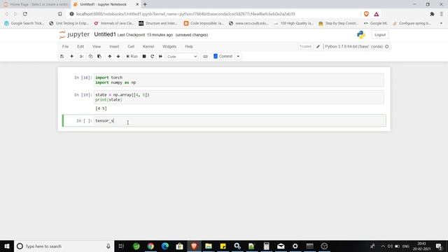 Create Pytorch Tensor From Numpy Array смотреть онлайн