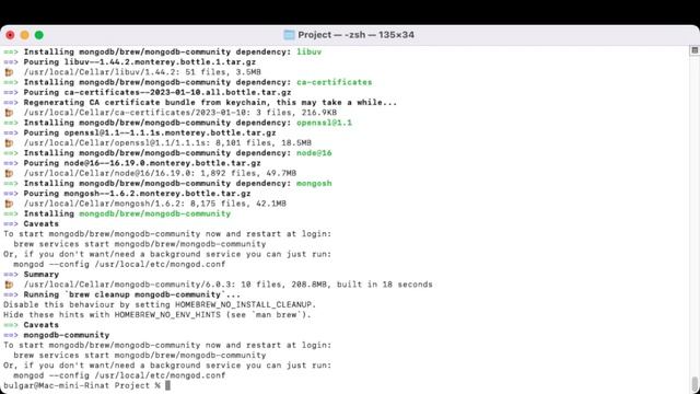 Установка mongodb на mac смотреть онлайн