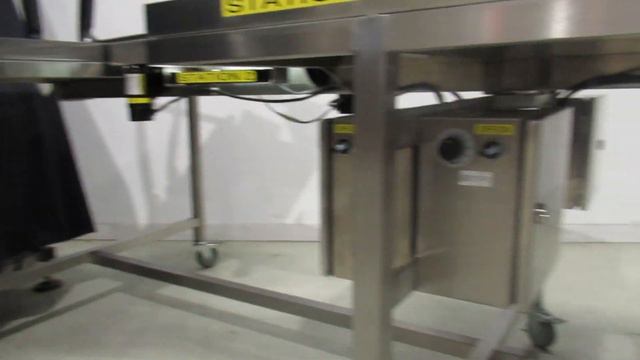 CON 543 1VIDEO stanless steel inspection table with conveyor смотреть онлайн