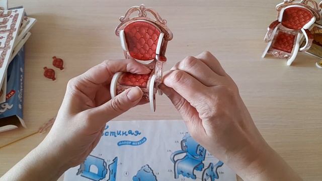 Как собирать пазлы? Собираем мебель в гостиную. Поделки смотреть онлайн