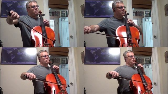 Goltermann Romance Op. 119, No. 1 for 4 cellos смотреть онлайн