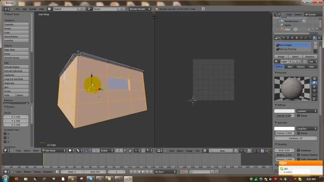 Blender 2.6 Simple Building Model and Import смотреть онлайн