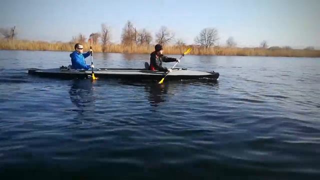 Февральская прогулка на байдарках. Херсон смотреть онлайн