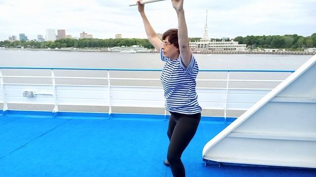Комплекс упражнений с палкой. смотреть онлайн