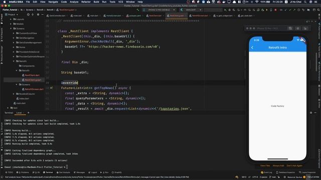 [Flutter] Rest API 엔드포인트 따느라 삽질 하셨나요? 제가 도와드릴게요 Retrofit! смотреть онлайн