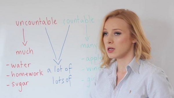 MUCH or MANY or A LOT OF??? Countable and Uncountable Nouns!