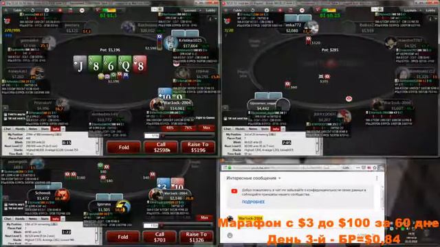 Марафон с $3 до $100 за 60 дней. День третий (задержка 2 минуты)