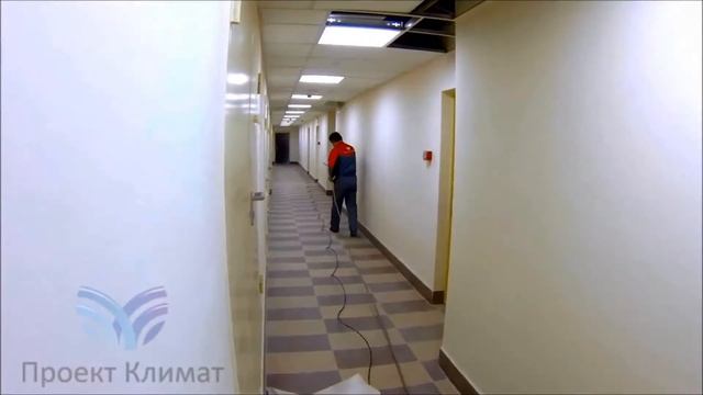 Монтаж VRF - системы мультизонального кондиционирования - на этапе ремонта смотреть онлайн