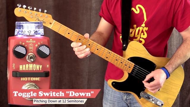 Hotone Harmony Pitch Shifter Harmonizer Pedal (Quick Play Test) смотреть онлайн