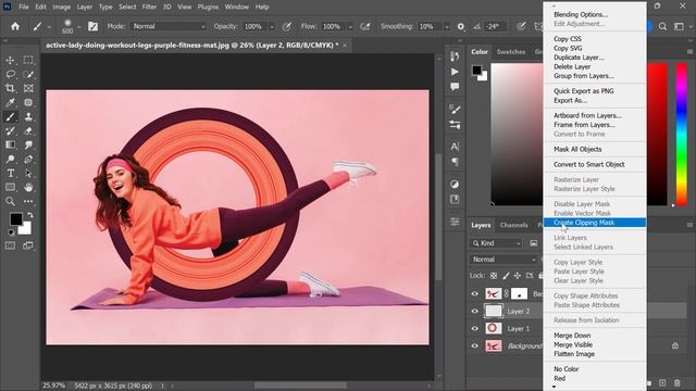 Make Pixel Stretch Effect in Photoshop смотреть онлайн