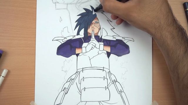Drawing Madara Uchiha With His Susano [NARUTO] смотреть онлайн
