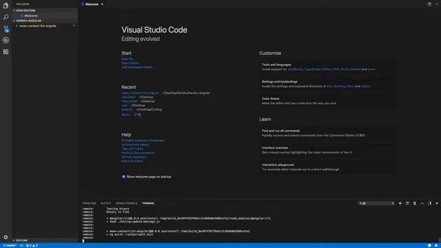 Angular + MongoDB + Heroku Steps to Deploy смотреть онлайн