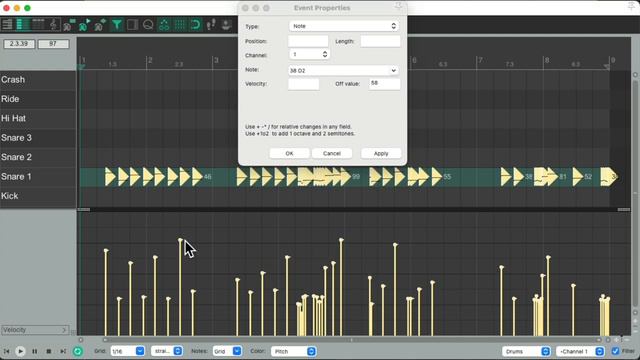 Editing MIDI Drum Velocity - Part I in REAPER смотреть онлайн