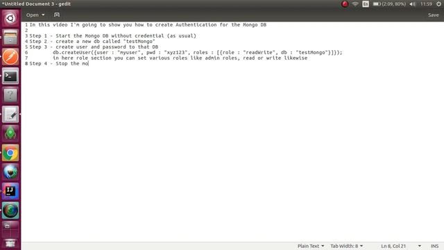 Enable Authentication on MongoDB смотреть онлайн