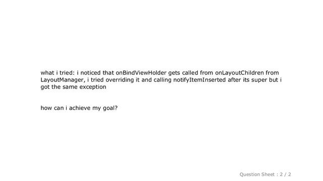 Android : RecyclerView notifyItemInserted IllegalStateException смотреть онлайн