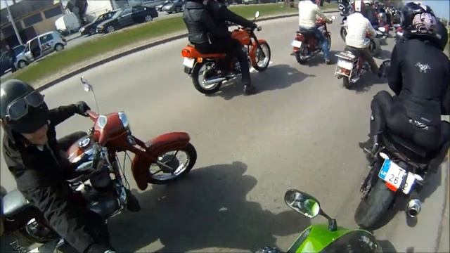 MCA moto sezonas atklāšana 2012 GoPro смотреть онлайн