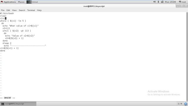 Write a script by while until nested loop. смотреть онлайн