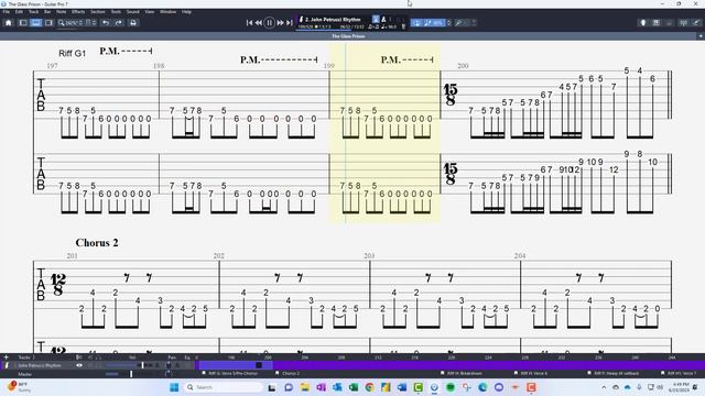 Dream Theater - The Glass Prison | Riff by Riff [Guitar Tab] смотреть онлайн