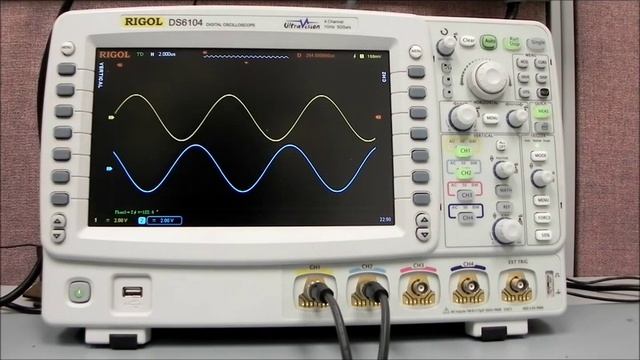 Демонстрация возможностей осциллографов Rigol серии DS6000 (часть 3) смотреть онлайн