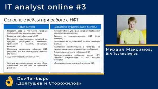 IT Analyst Meetup #3: границы зоны ответственности аналитиков